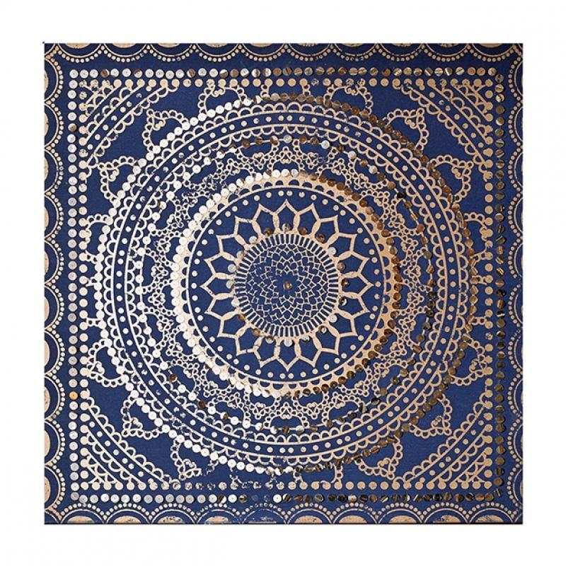 Díszített szövet kép 101541, Embellished Ink Fabric Canvas, Wall Art, Graham Brown