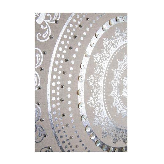 Díszített szövet kép 101542, Embellished Cocoon Fabric Canvas, Wall Art, Graham Brown